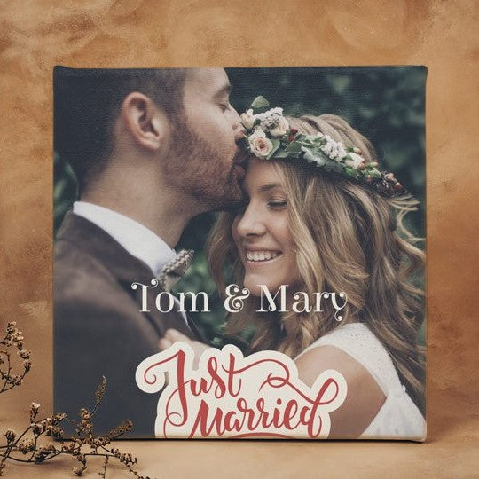 Tablou canvas personalizat cu poza ta patrat