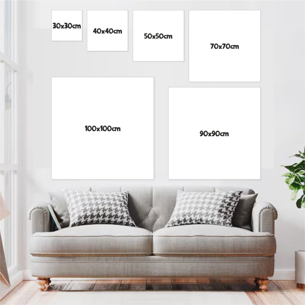 Tablou canvas personalizat cu poza ta patrat