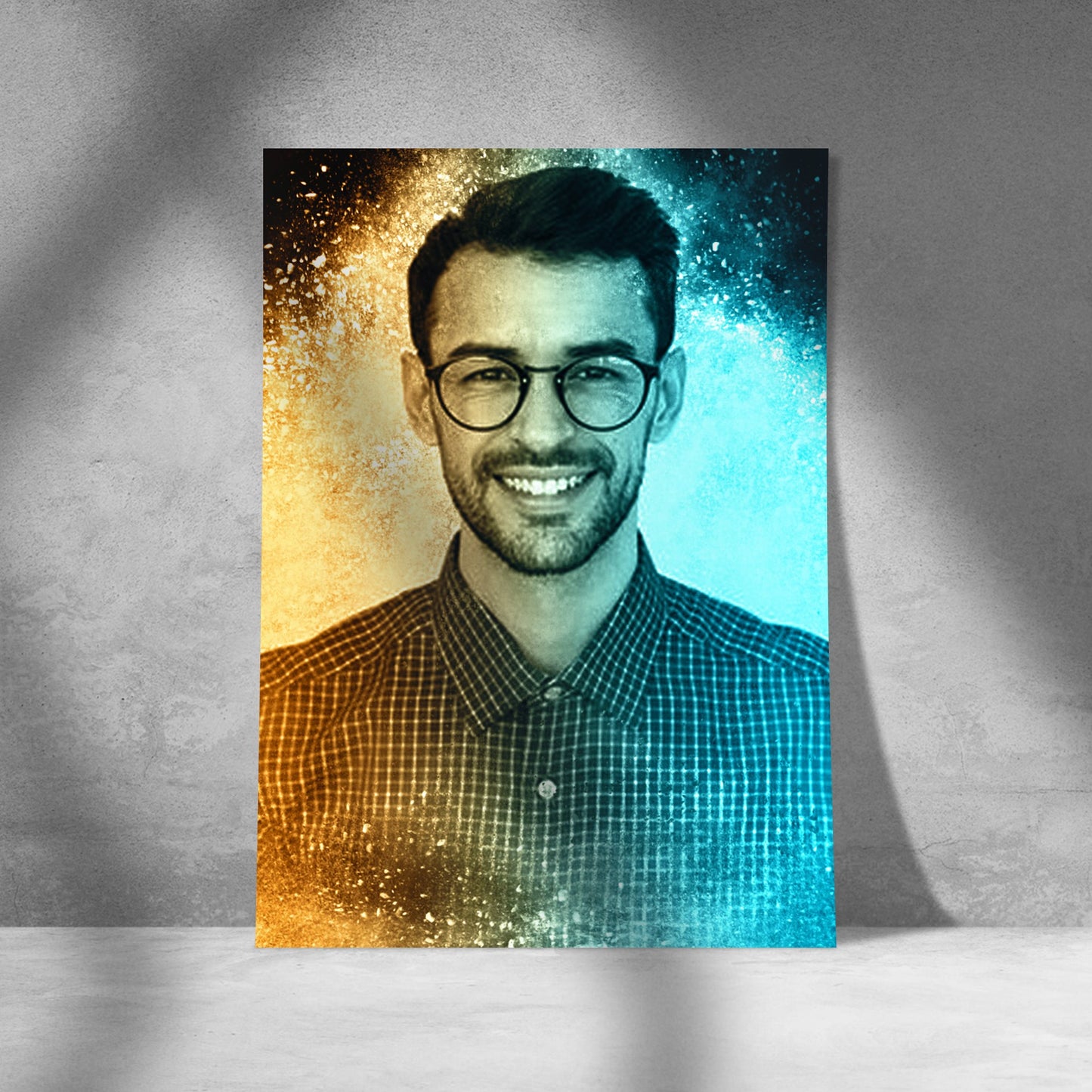 Tablou Canvas Personalizat cu poza ta Explozie de Praful Luminilor