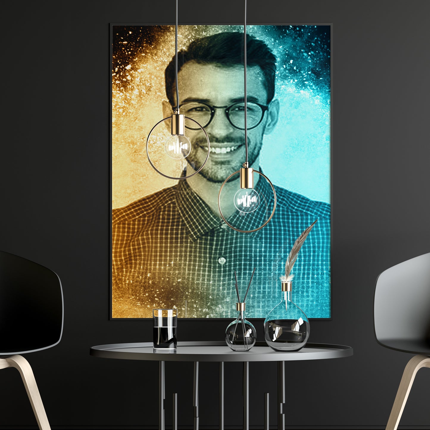Tablou Canvas Personalizat cu poza ta Explozie de Praful Luminilor