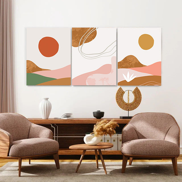 Set 3 Tablouri Modern trilogy
