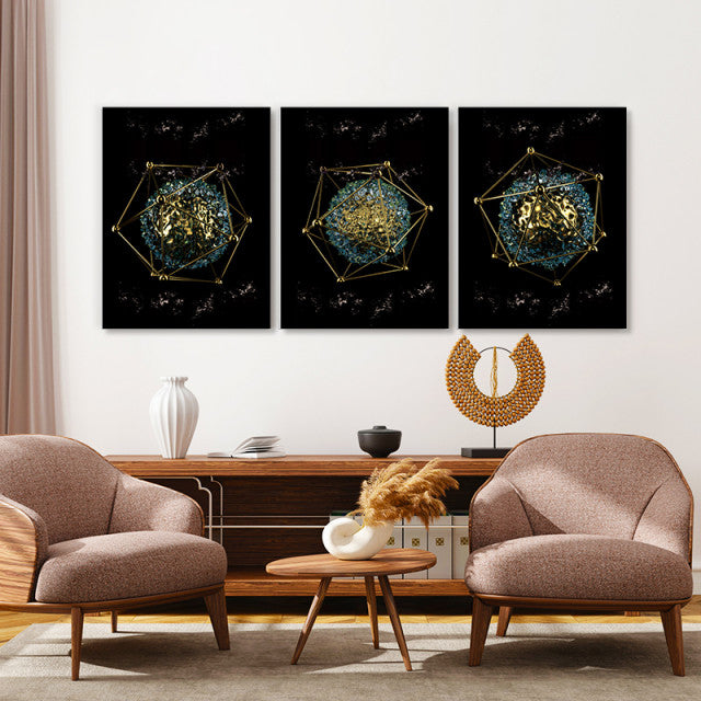 Set Tablouri Canvas - Alien Geometry