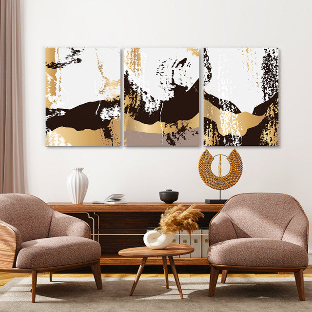 Set Tablouri Canvas - Golden Rust