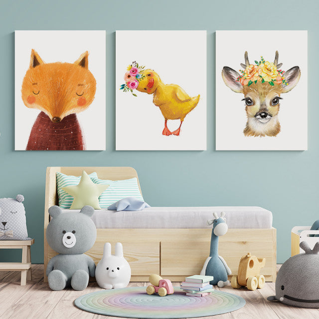 Set Tablouri Copii - Animalute Pictate
