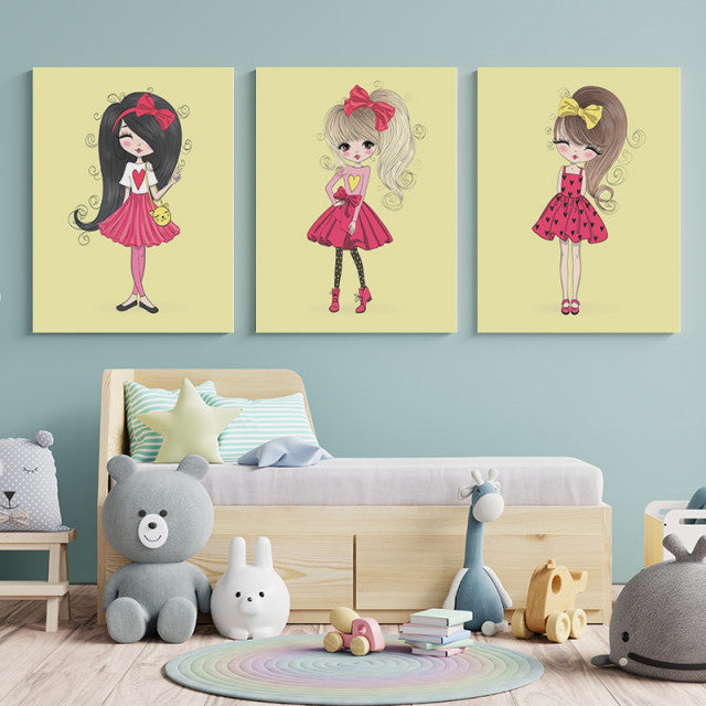 Set Tablouri Copii - Barbie Girls
