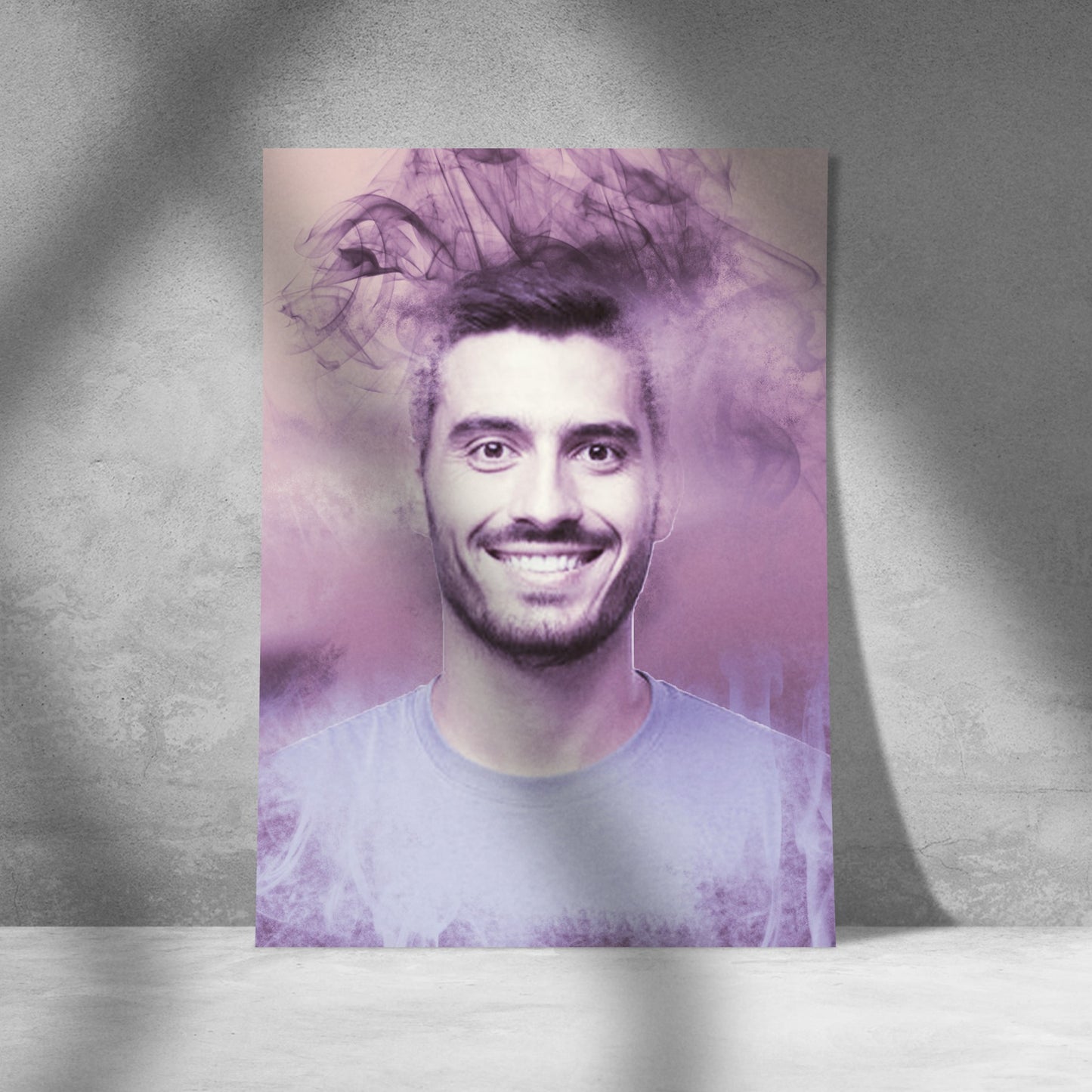 Tablou Canvas Personalizat cu poza ta Efect Smoke Particles