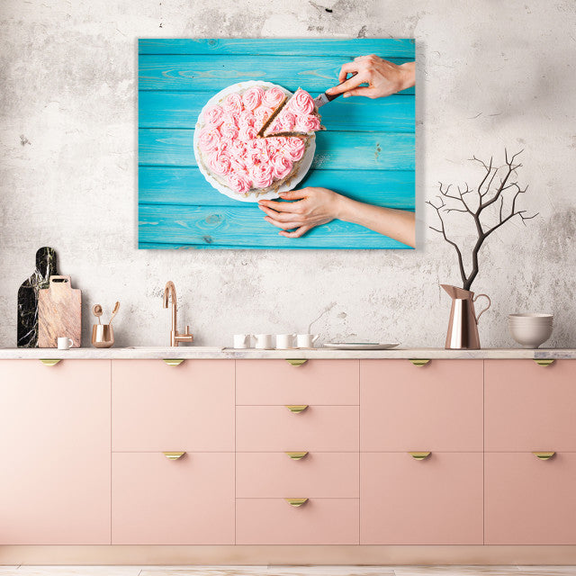 Tablou Bucatarie - Pink Cake