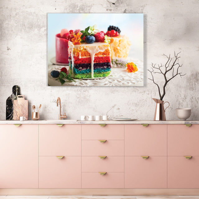 Tablou Bucatarie - Rainbow Cake