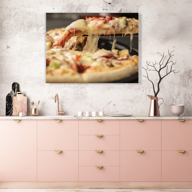 Tablou Bucatarie - Yummy Pizza