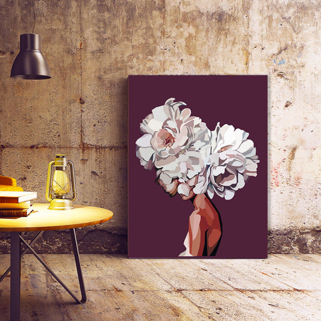 Tablou Canvas Abstract Hiden Lady