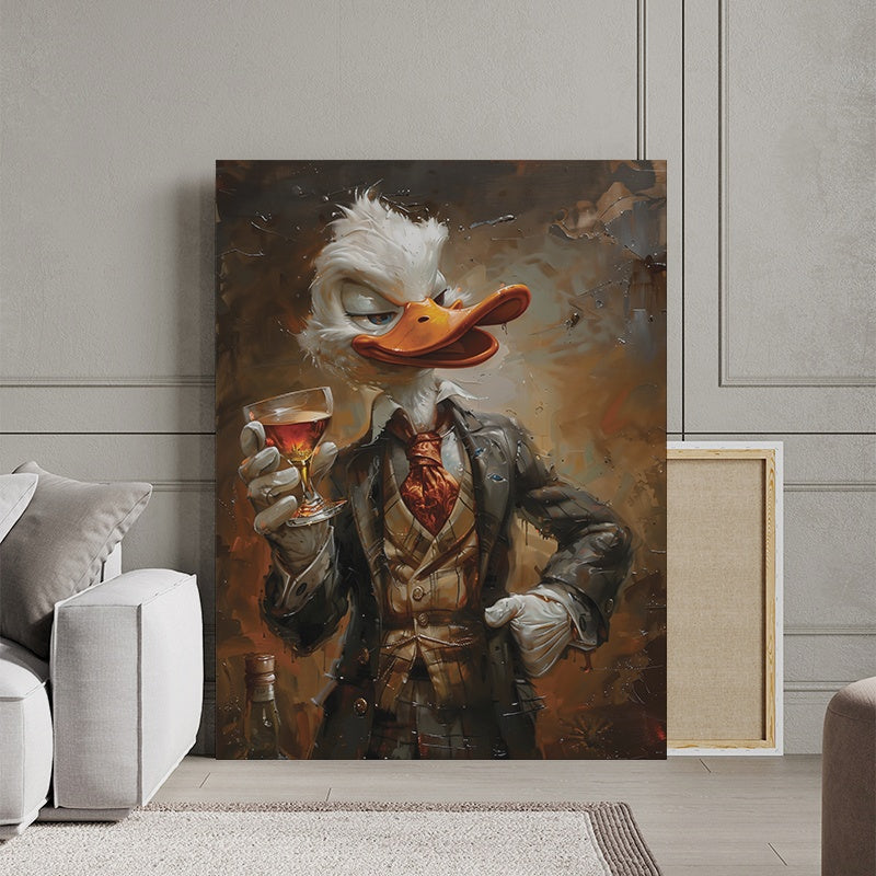 Tablou Canvas Inspirational - Business Talk (Scrooge McDuck)