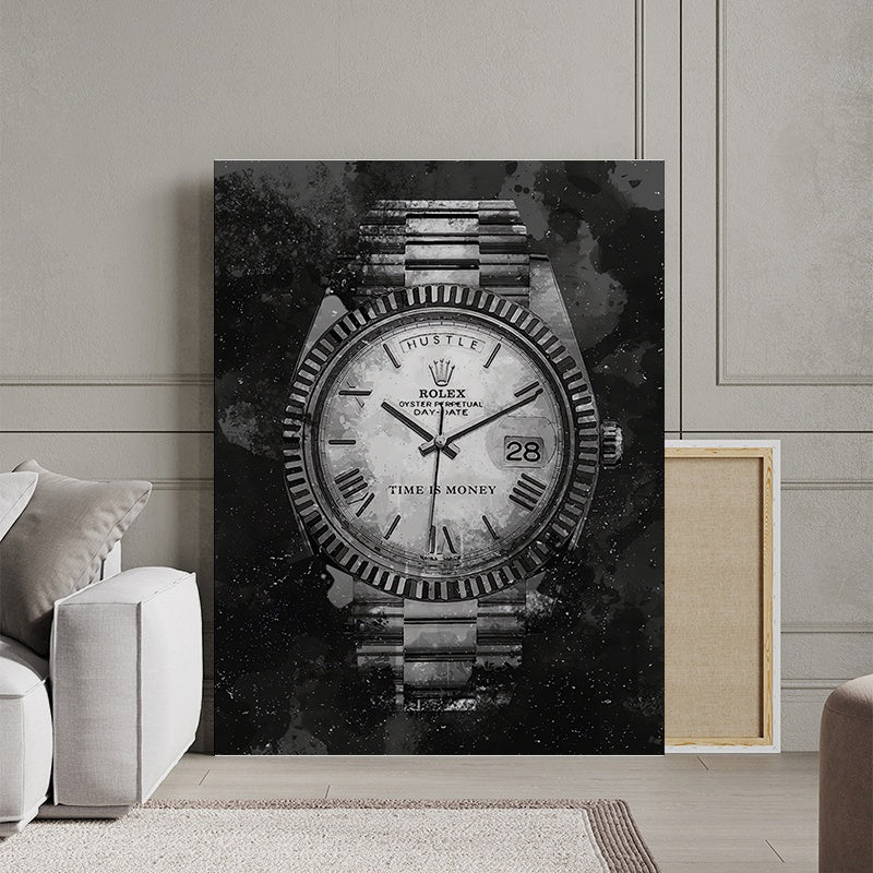 Tablou Canvas Inspirational - Greyscale Rolex