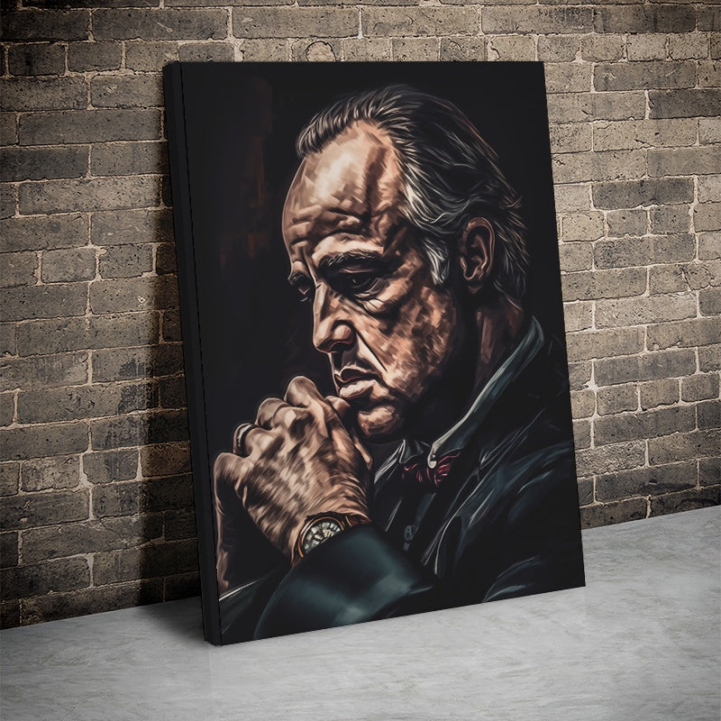 Tablou Canvas Inspirational - Introspection (The Godfather)