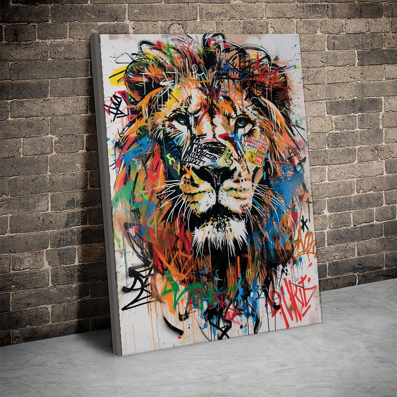 Tablou Canvas Inspirational - Pop Art Lion