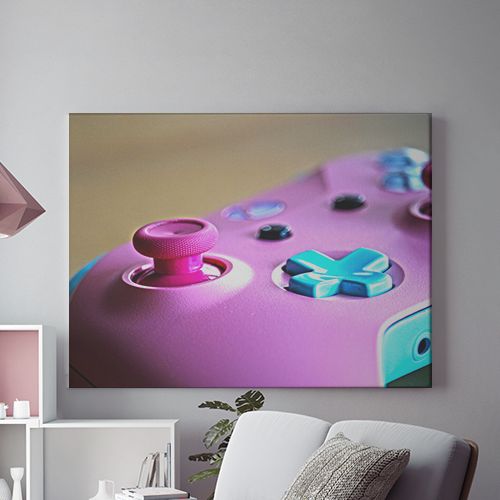 Tablou Canvas Pink Joystick