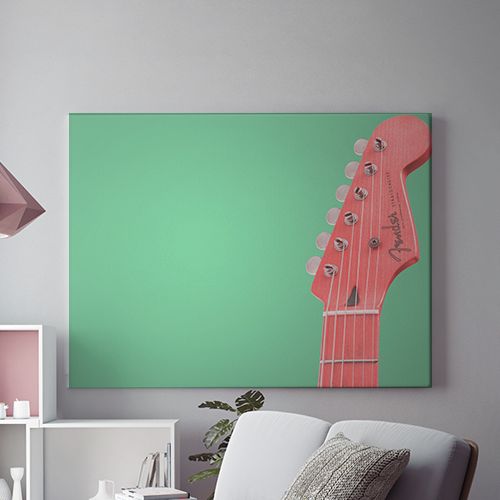 Tablou Canvas Riff Rosu