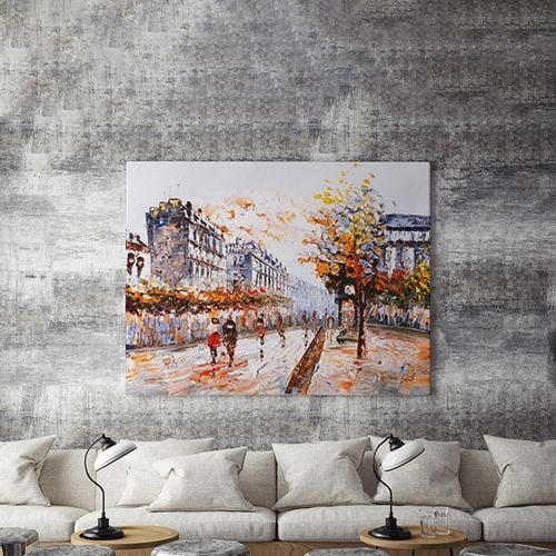 Tablou Canvas Siluete Pe Strada