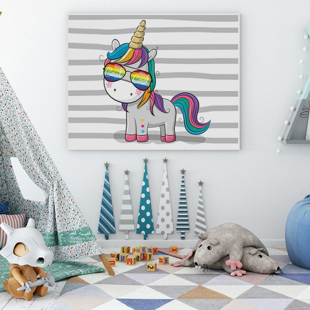 Tablou Copii - Cool Unicorn