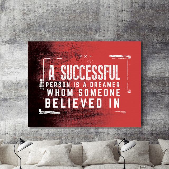 Tablou Motivational - A Successful Person