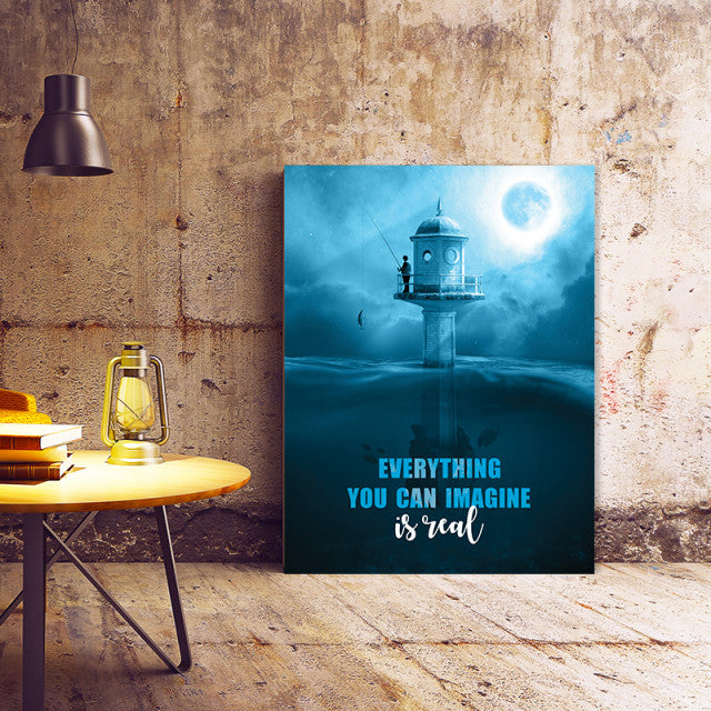 Tablou Motivational - Everything You Can Imagine