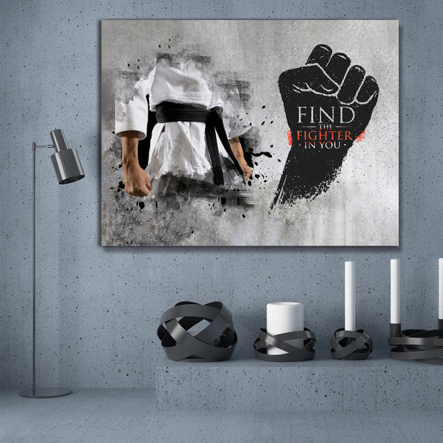 Tablou Motivational - Find the fighter in you