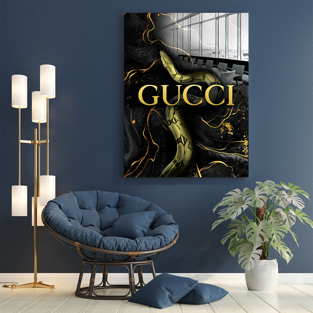 Tablou Motivational - GUCCI Snake