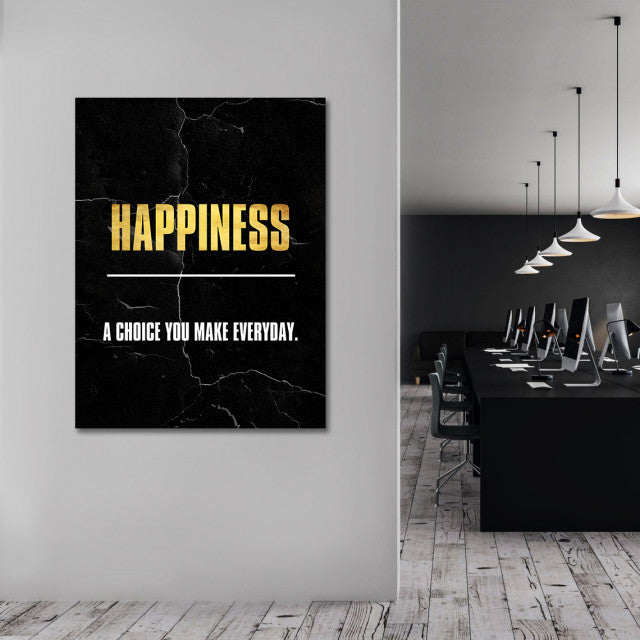 Tablou Motivational - Happiness