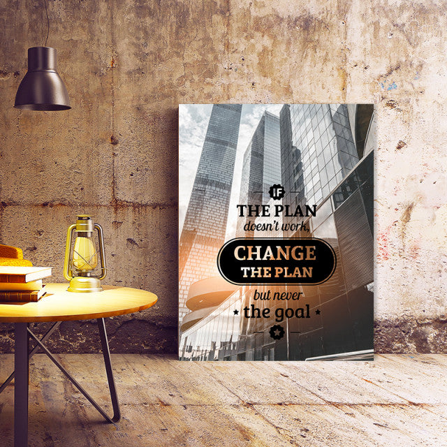 Tablou Motivational - If The Plan Doesn't Work
