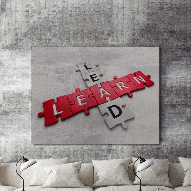Tablou Motivational - Lead, Learn