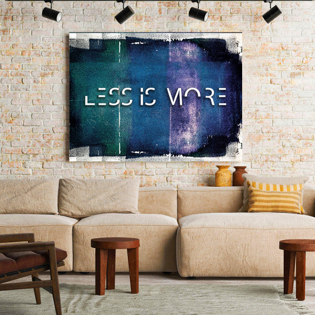 Tablou Motivational - Less Is More