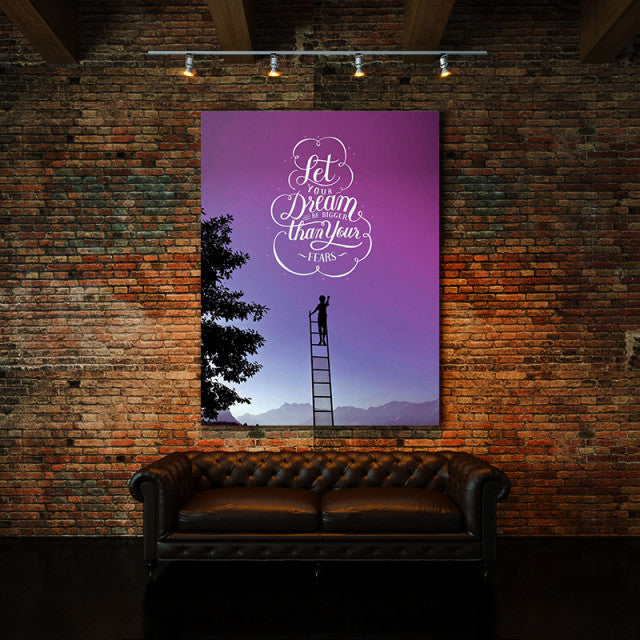 Tablou Motivational - Let Your Dream Be Bigger
