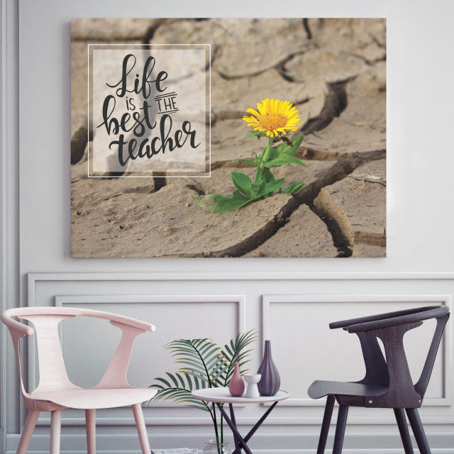 Tablou Motivational - Life Is The Best Teacher