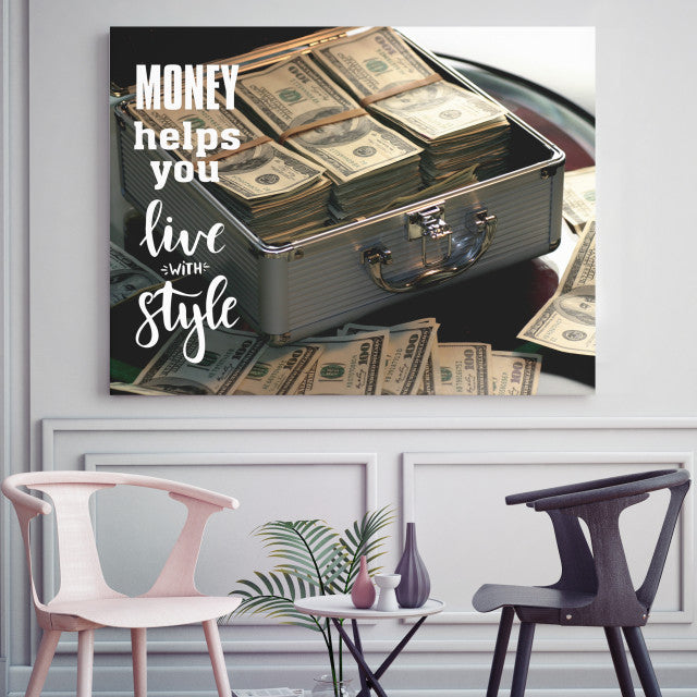 Tablou Motivational - Live With Style