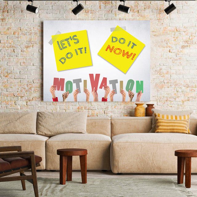 Tablou Motivational - Motivation (Sticky Notes)