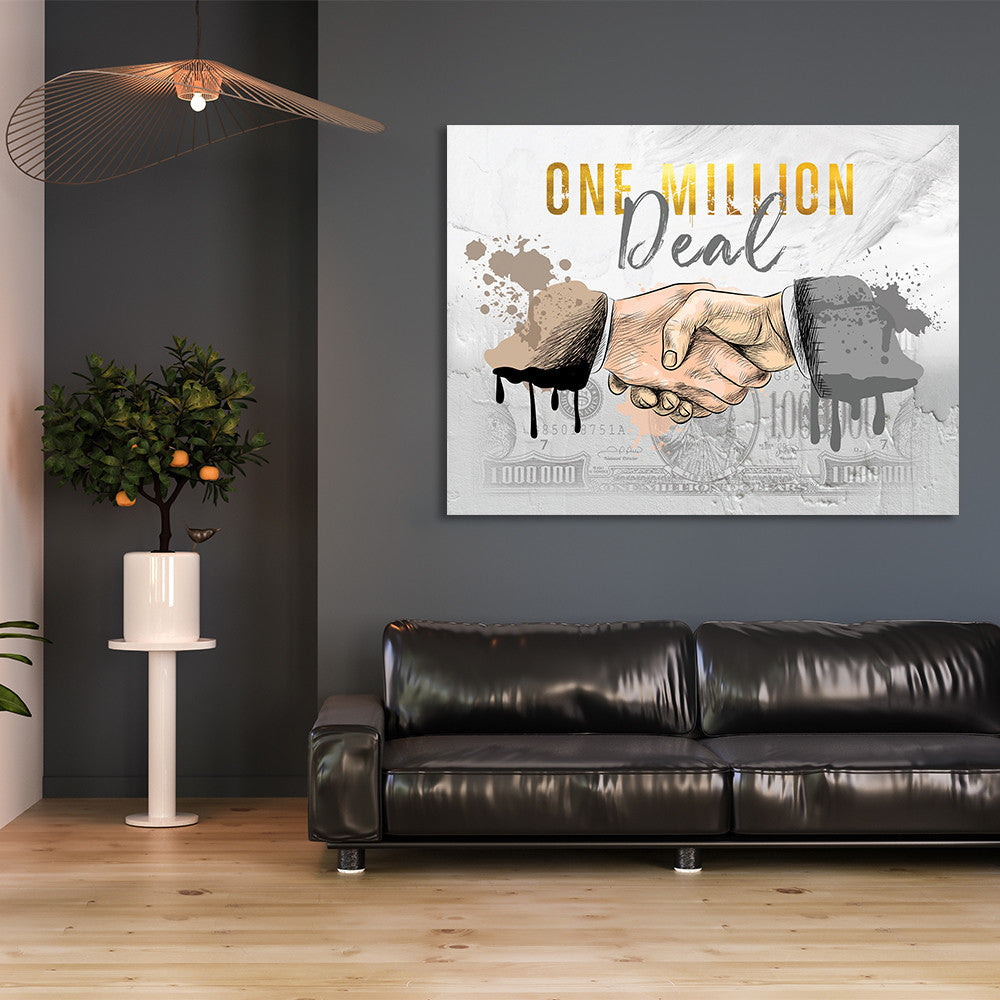 Tablou Motivational - One million dollar deal