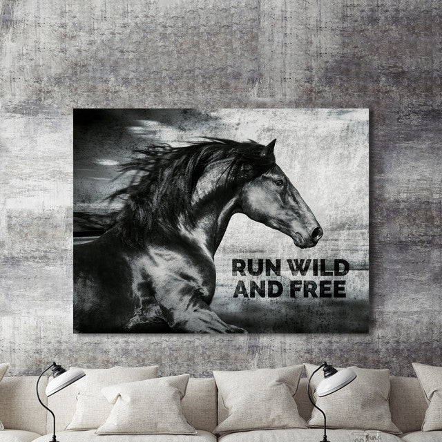 Tablou Motivational - Run Wild And Free