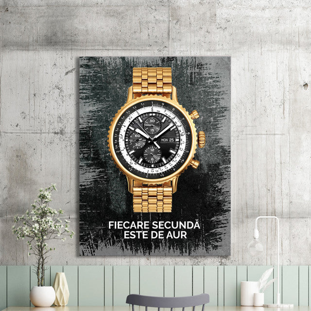 Tablou Motivational - Secunda De Aur