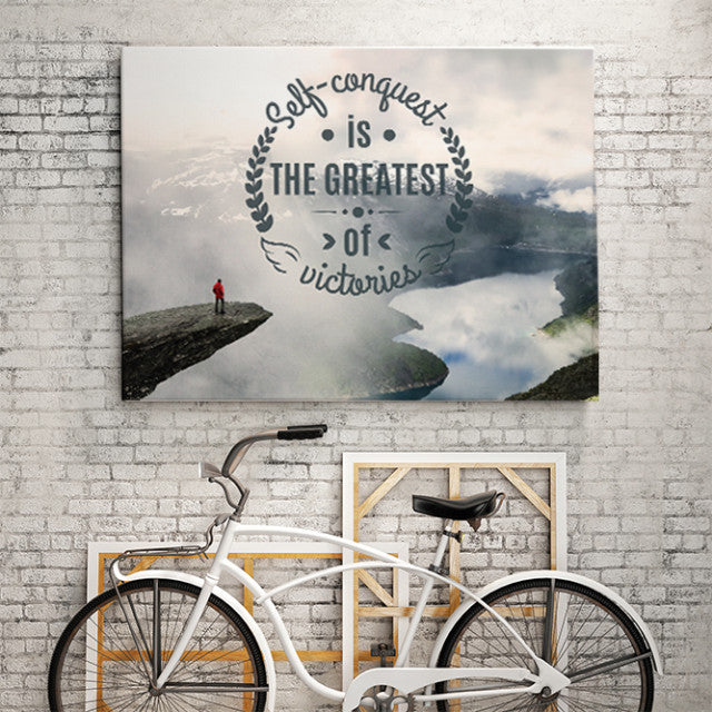 Tablou Motivational - Self Conquest