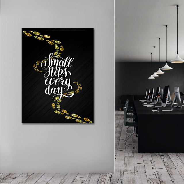 Tablou Motivational - Small steps everyday