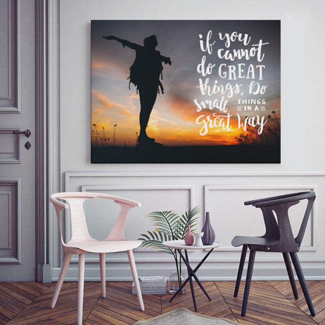 Tablou Motivational - Small Things In A Great Way