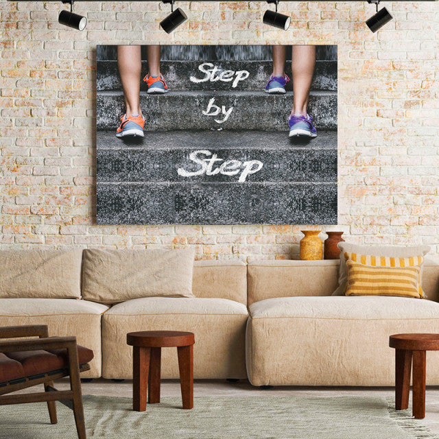 Tablou Motivational - Step By Step
