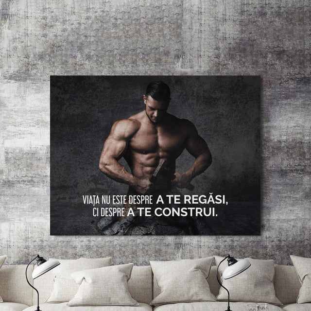 Tablou Motivational - Viata Nu Este Despre A Te Regasi