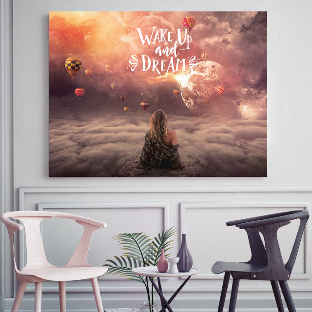 Tablou Motivational - Wake Up And Dream