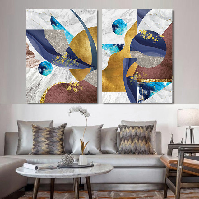 Set 2 Tablouri - Art abstract