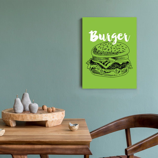 Tablou Bucatarie - Burger Retro