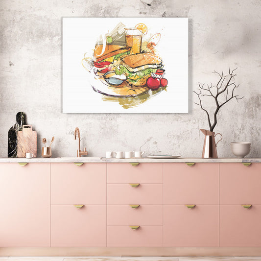 Tablou Bucatarie - Colorful Breakfast