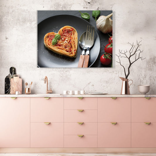Tablou Bucatarie - Heart Pasta