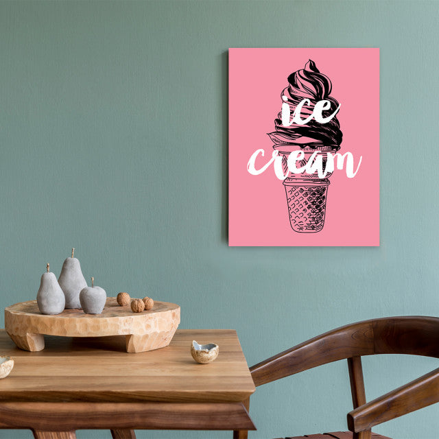 Tablou Bucatarie - Icecream Retro