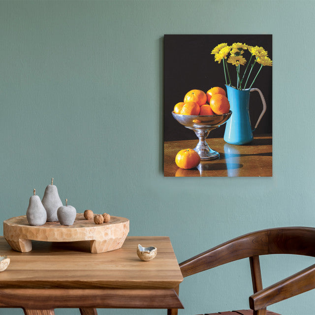 Tablou Bucatarie - Oranges And Flowers