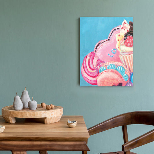 Tablou Bucatarie - Pink Painted Sweets